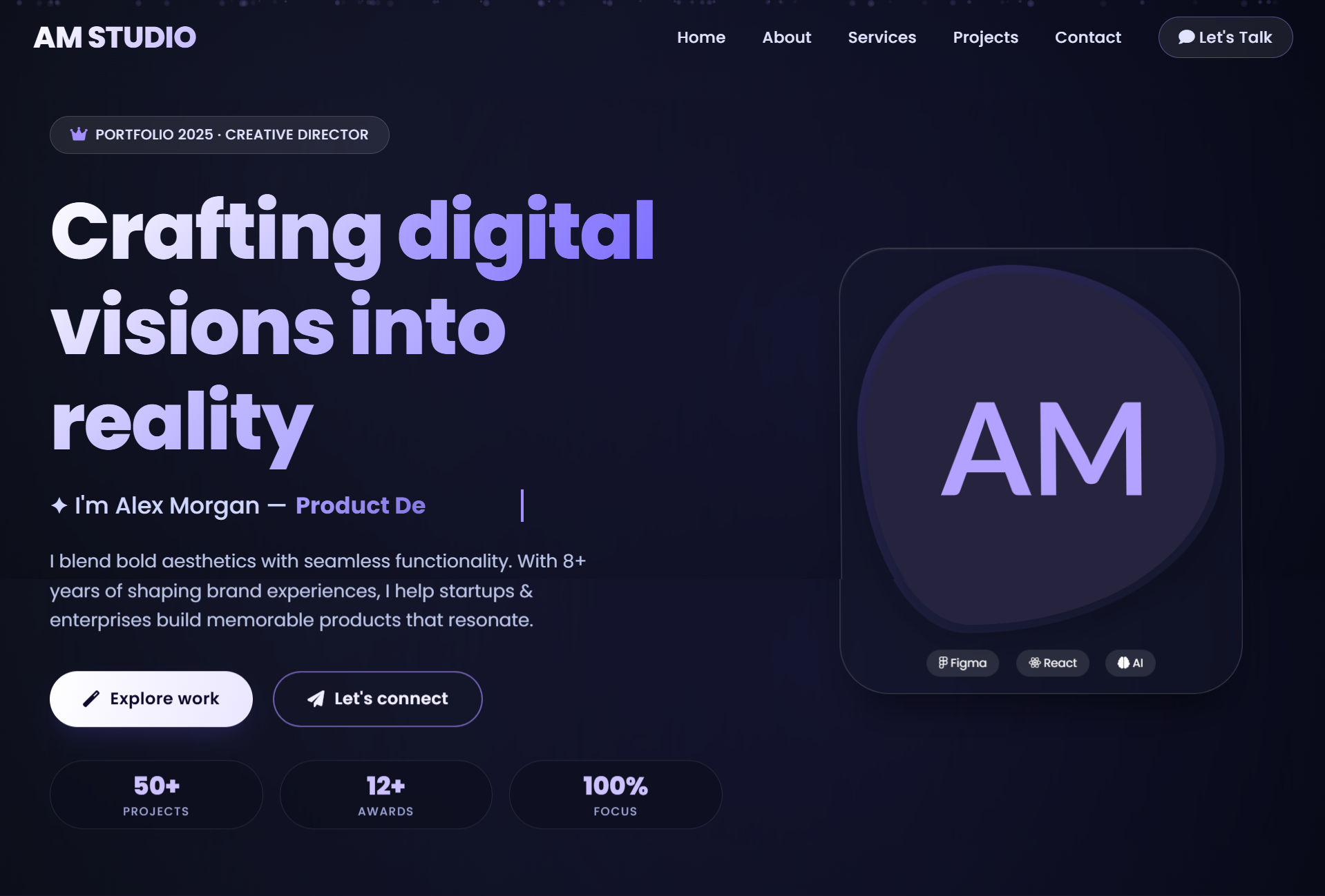 Maple - Premium Creative Director Portfolio Tela | UI/UX Designer HTML5