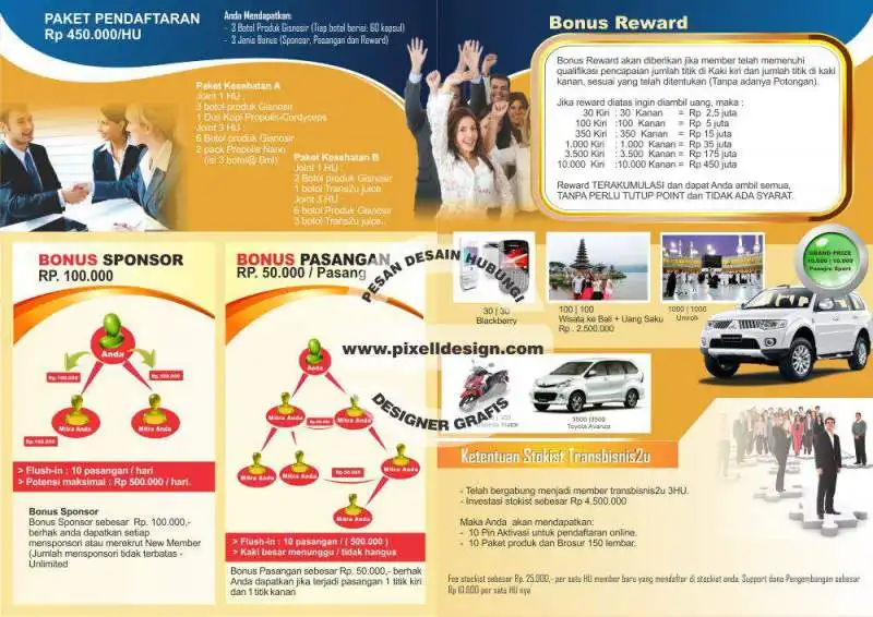 Contoh Brosur Iklan MLM yang Bagus