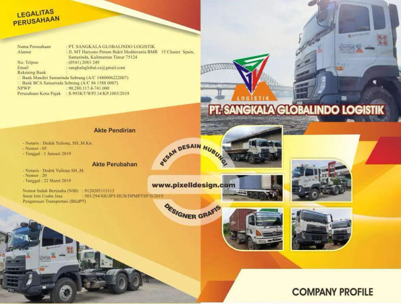 Contoh Desain Company Profile Perusahaan