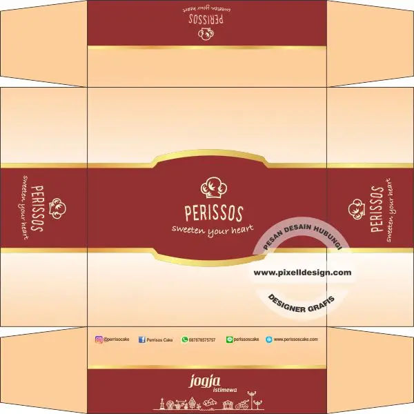 Contoh Desain Kemasan / Label Produk Makanan