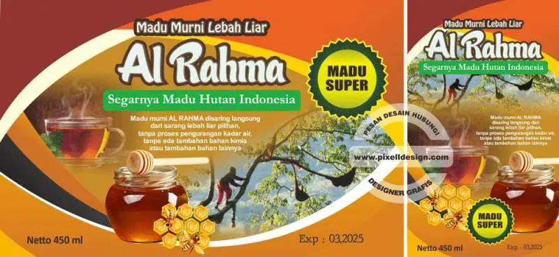 Contoh Kemasan Dan Label Madu Yang Bagus 5524