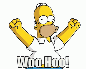 I bought Your Healing, Its Been Paid For 3 Homer Simpson says, "Woo Hoo"!
