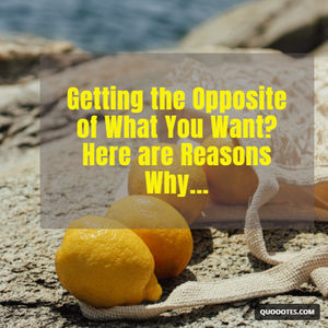 Getting the Opposite of What You Want? Here are 2 Reasons Why and 5 Steps to Conquer It