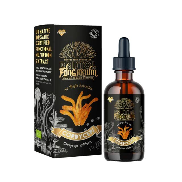 Cordyceps Mushroom Tincture Organic 50ml - cordyceps militaris 50ml mushroom extract certified organic