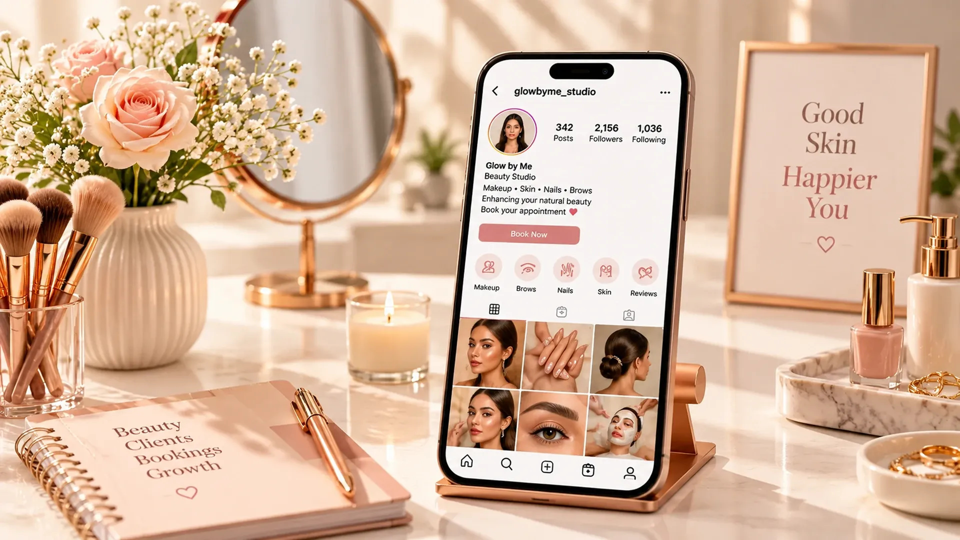 Beauticians Social Media Profile