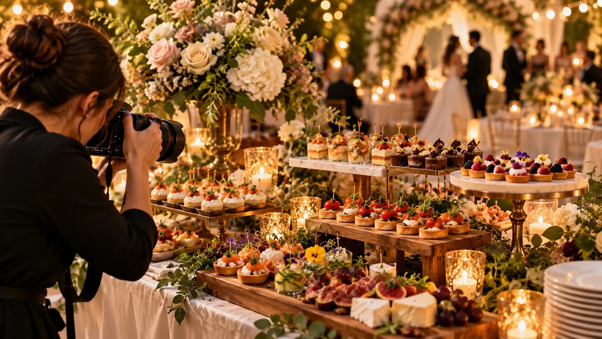 Beautifully Arranged Catering Display