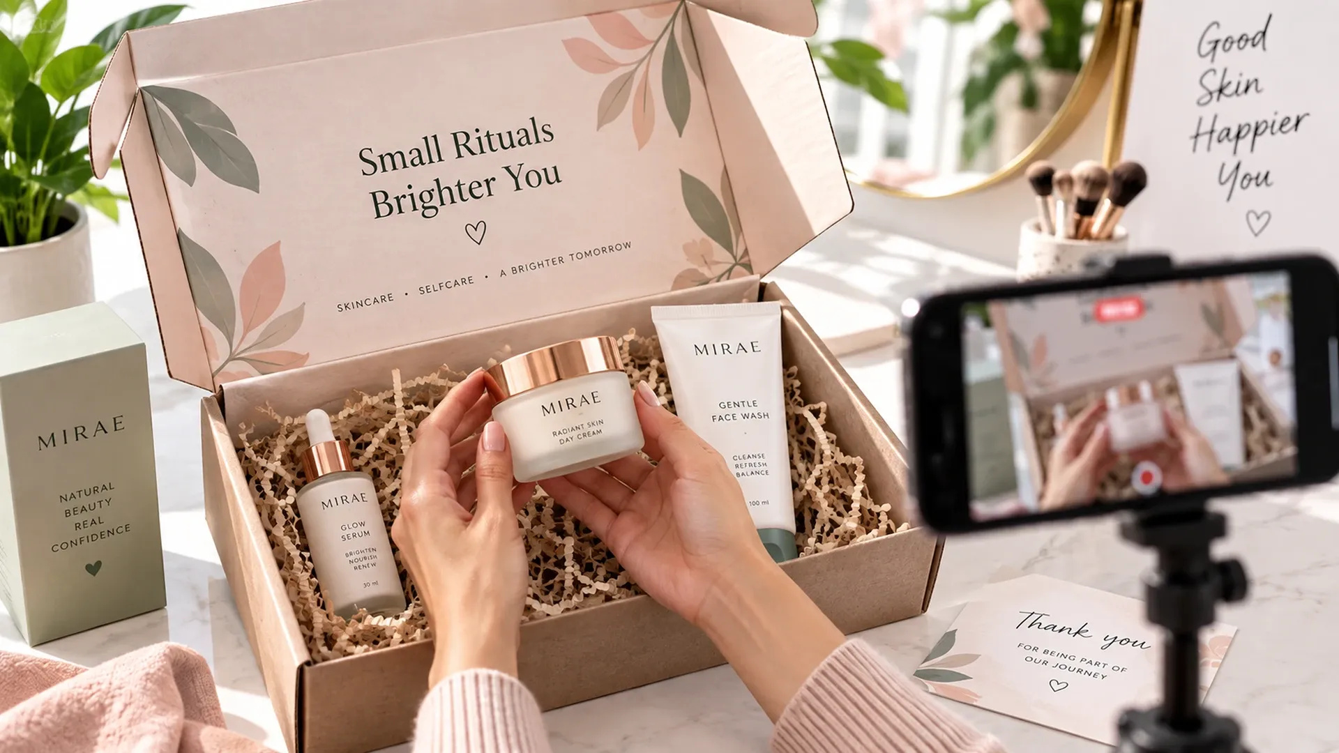 Beauty Product Unboxing Photo