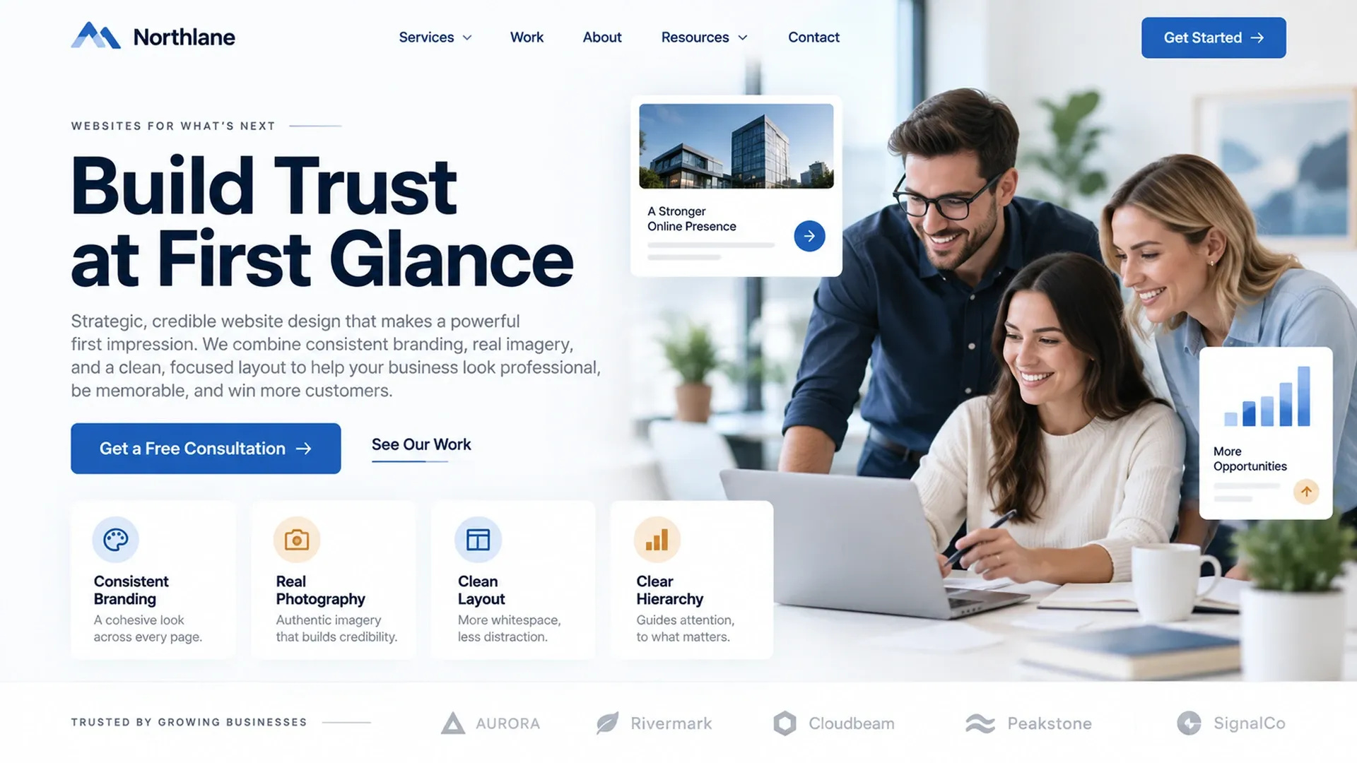 Business Homepage Design