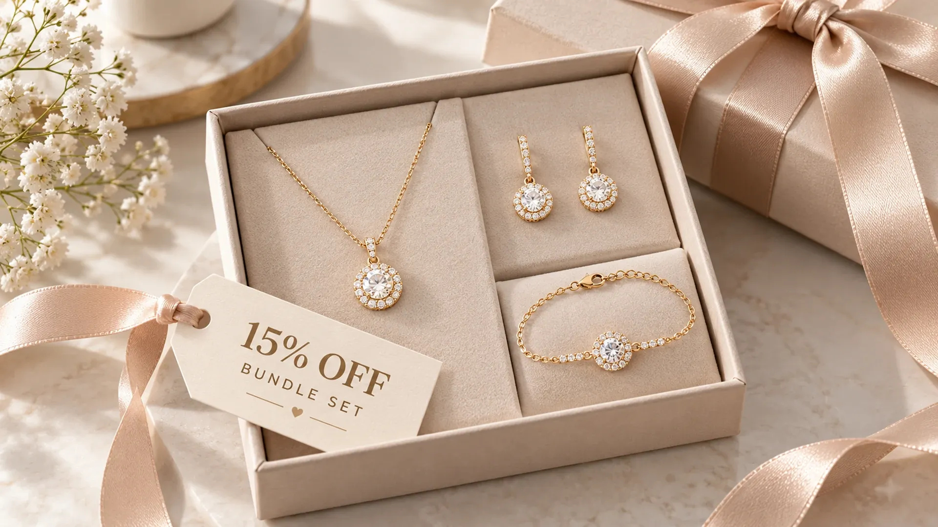 Curated Gift Set Of Matching Jewelry Pieces