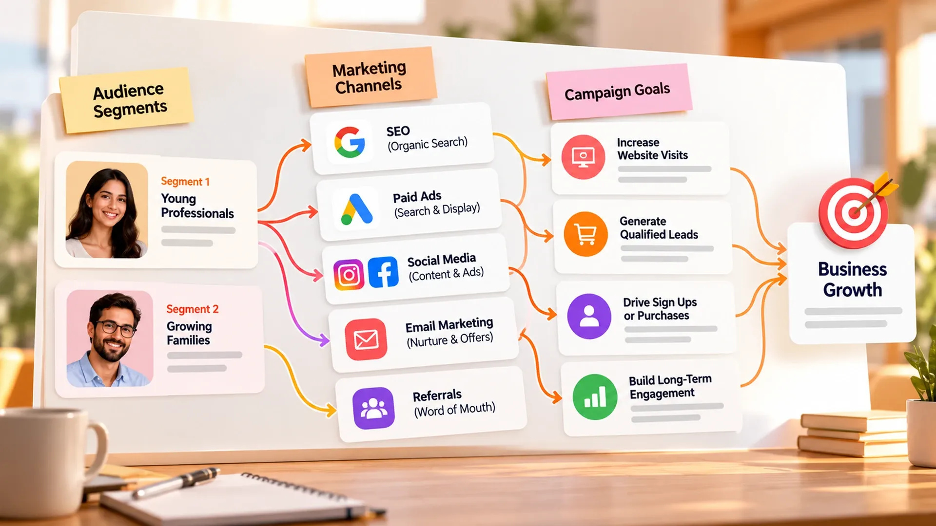 Marketing Strategy Board Mapping