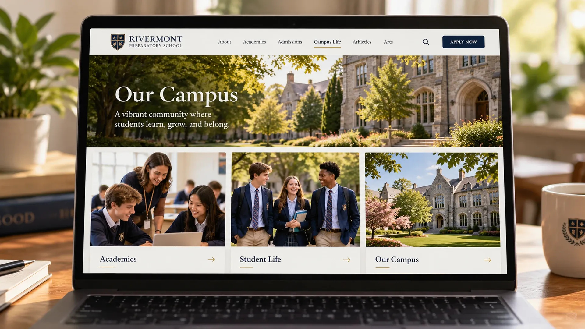 Private School Campus Page