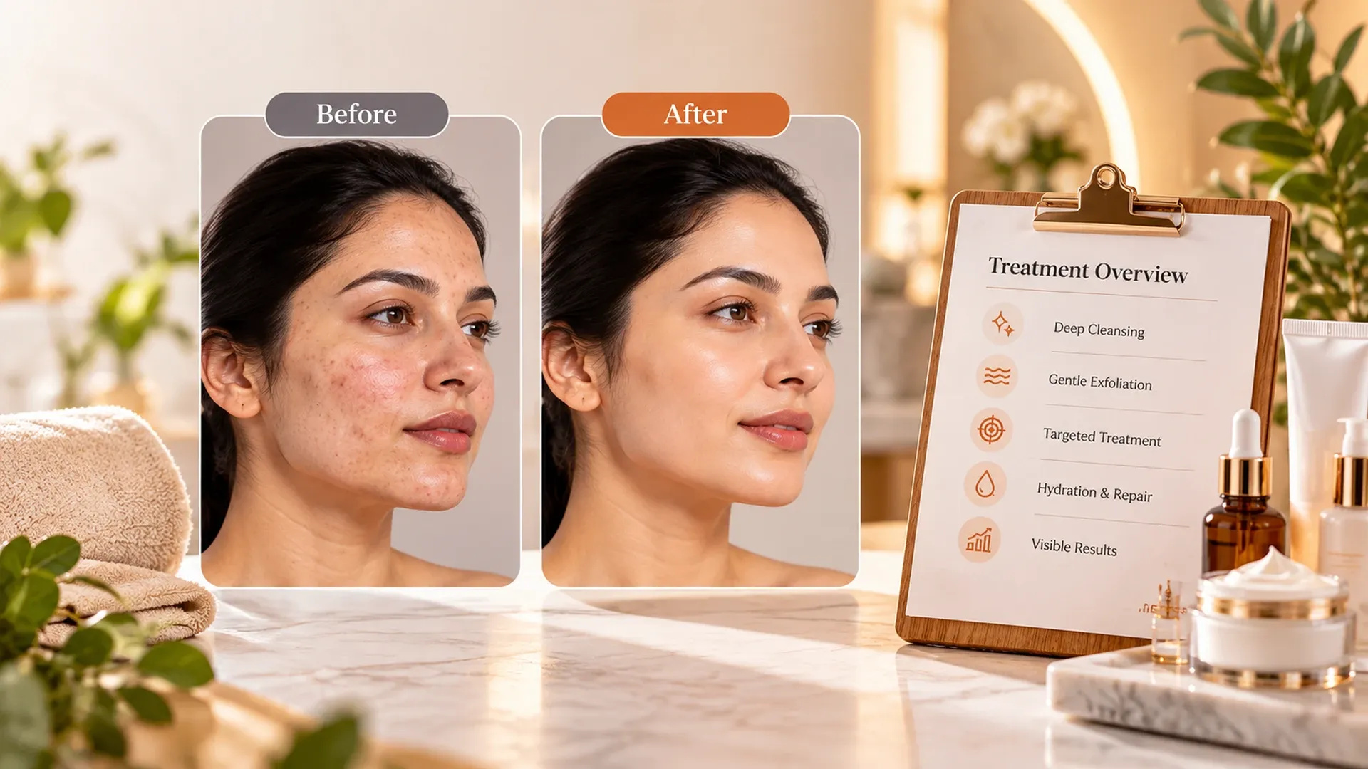 Skincare Clinic Treatment Page