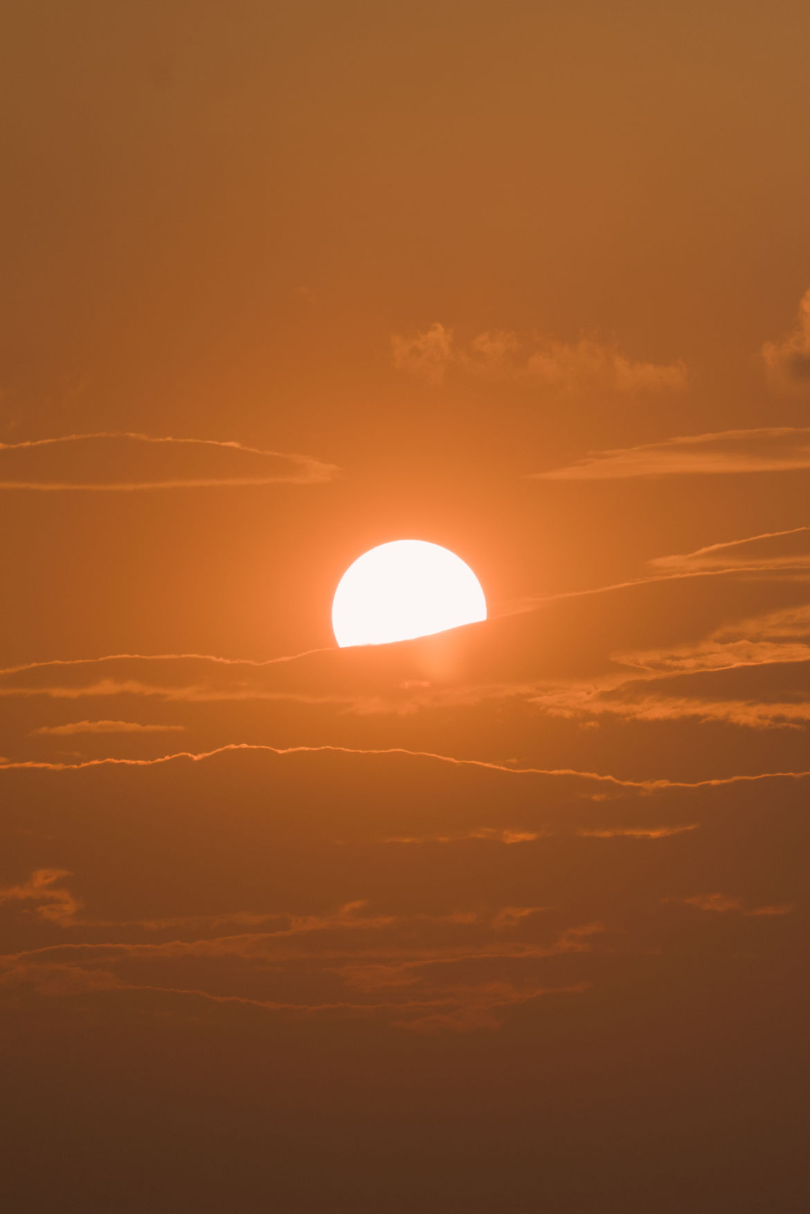 Sunset in Brahmaputra River