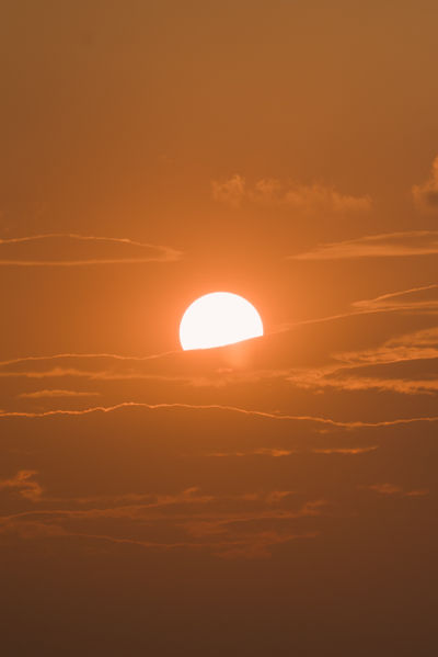 Sunset in Brahmaputra River