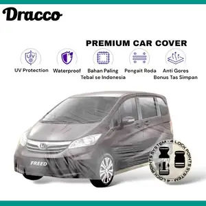 sarung mobil freed waterproof tebal premium free tas simpan car cover honda freed