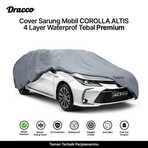 Sarung Mobil Corolla Altis 5 Layer Premium Waterproof Tebal Anti UV Cover Mobil + Tas Simpan
