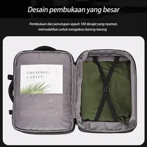 Nine stars multi fungsi tas ransel travel pria tahan air luar ruangan kapasitas besar ransel bisnis