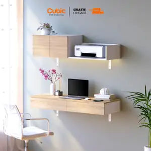 Cubic Meja Gantung / Hanging Table / Rak Gantung / Hanging Shelf / YAGI HT 122+HS 122