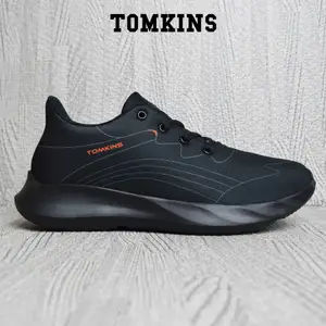 TOMKINS Daveed Alpha  - Hitam Sepatu Sekolah Remaja Pria