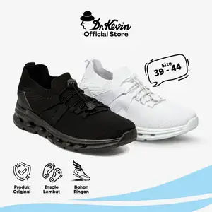 Dr. Kevin Sepatu Sport Pria Men Sneakers Sekolah Flyknit Tali 889-072