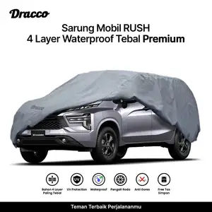 Sarung Mobil Rush/Terios Premium 5 Layer Waterproof Tebal Anti UV Cover Mobil + Tas Simpan