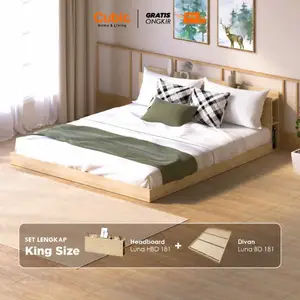 Cubic Dipan Kasur 180 X 200 / King Size Alas Tempat Tidur / LUNA BD 181