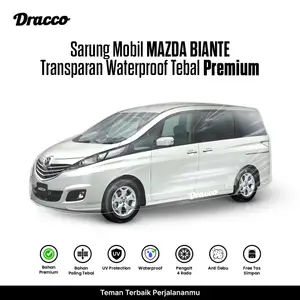 Sarung Mobil MAZDA BIANTE Transparan Tebal Premium Waterproof Anti Gores Debu +tas