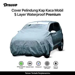 Sarung Kap Mobil 5 Layer Premium Anti Cakar Kucing Waterproof Anti Debu Panas Pelindung Kap Depan