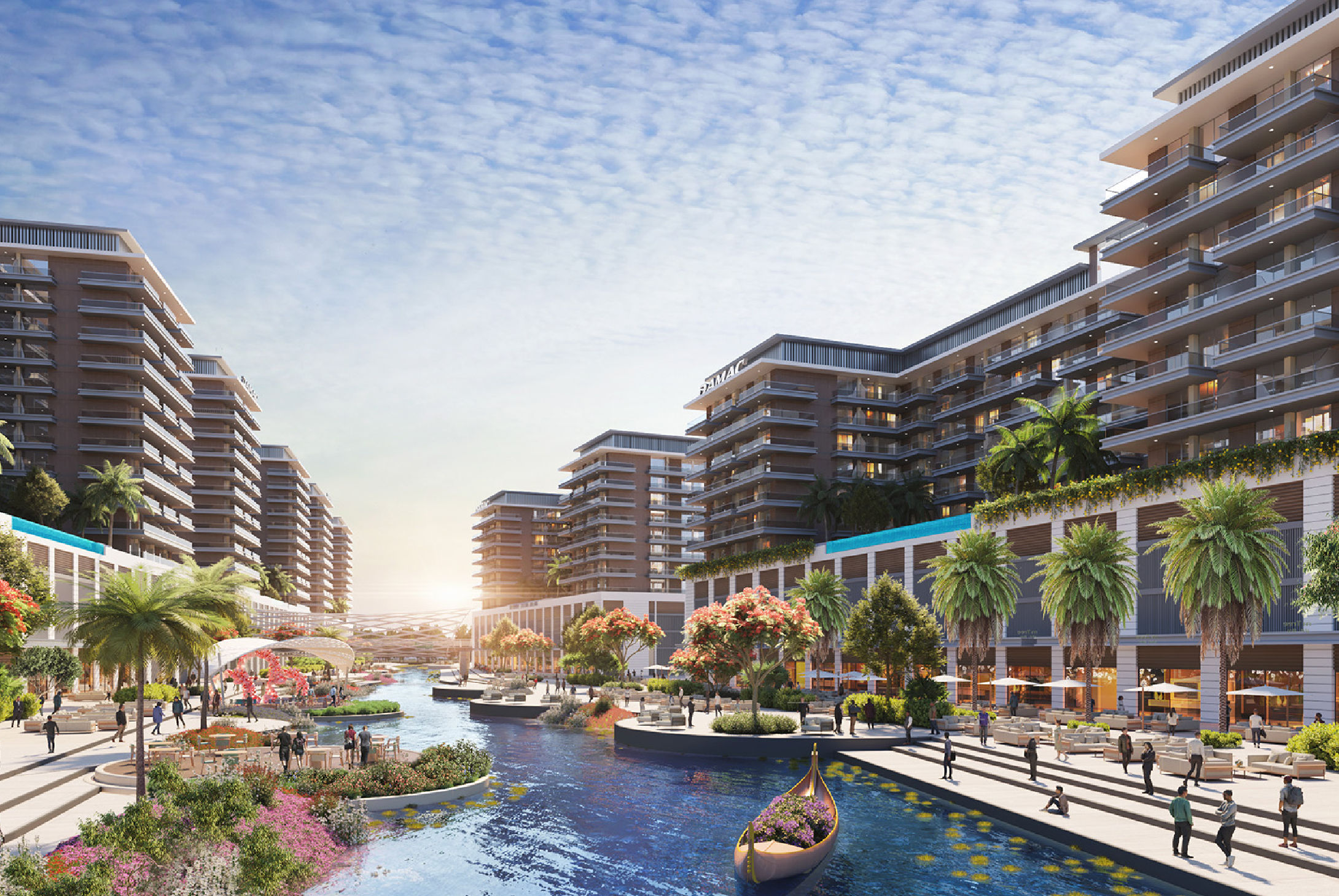 Dubai properties aerial view