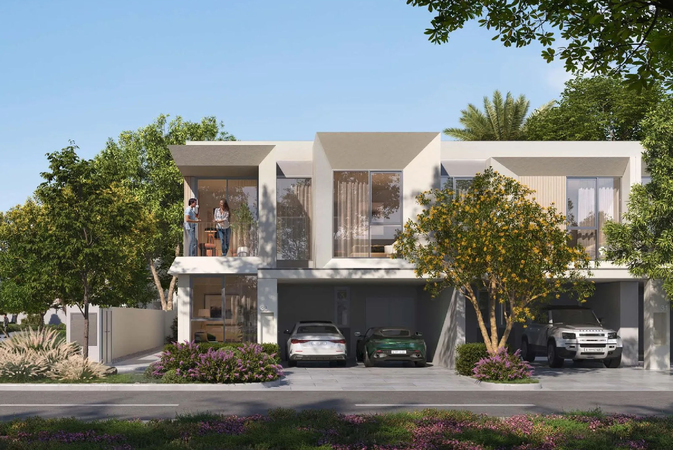 Dubai properties aerial view