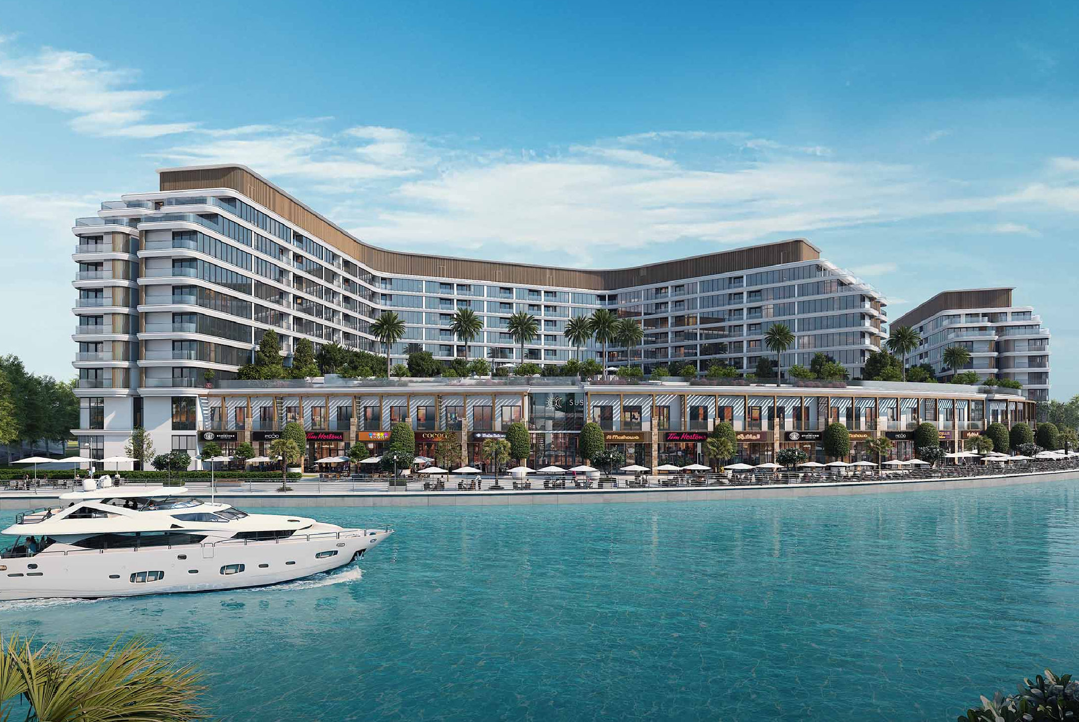 Dubai properties aerial view