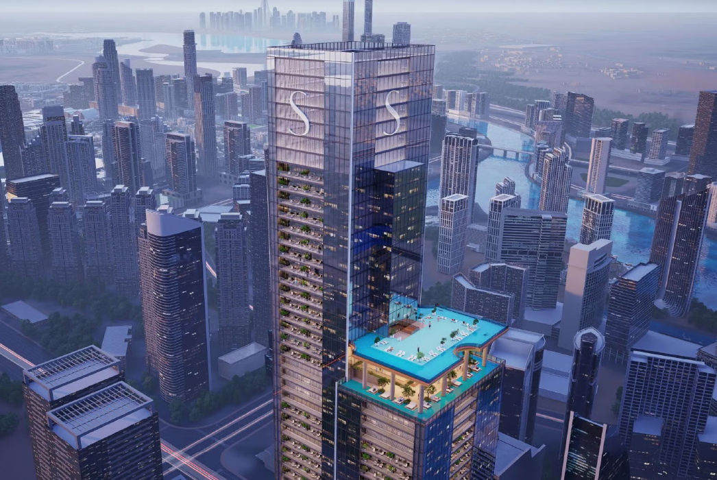 Dubai properties aerial view