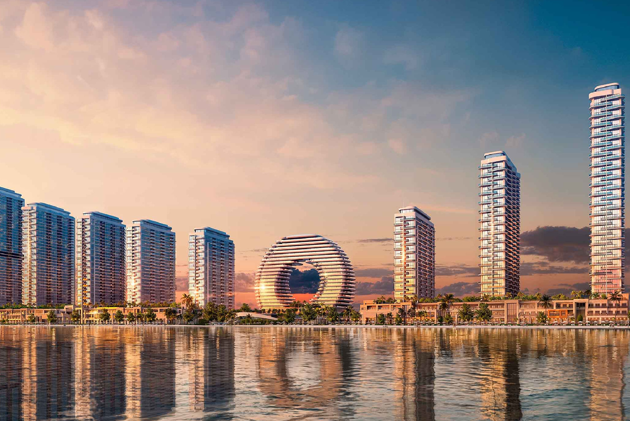 Dubai properties aerial view