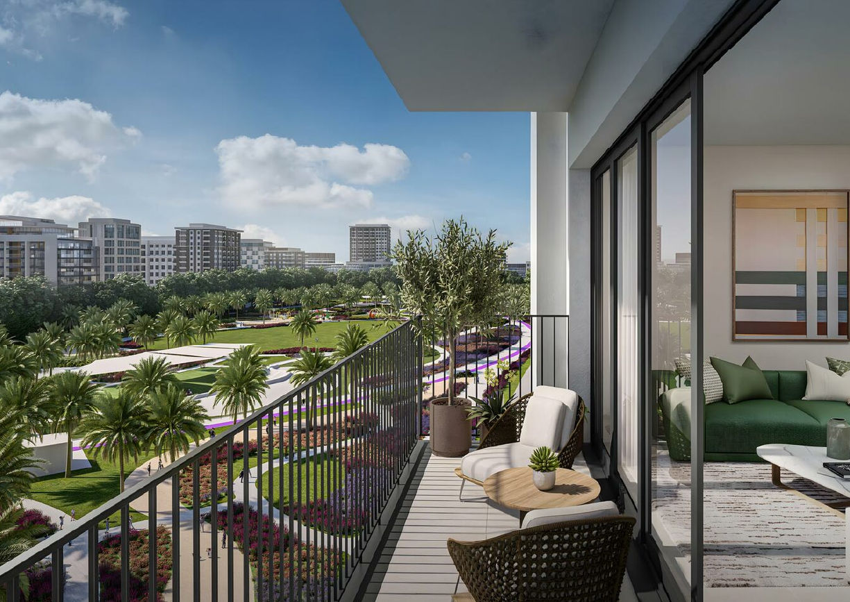 Dubai properties aerial view