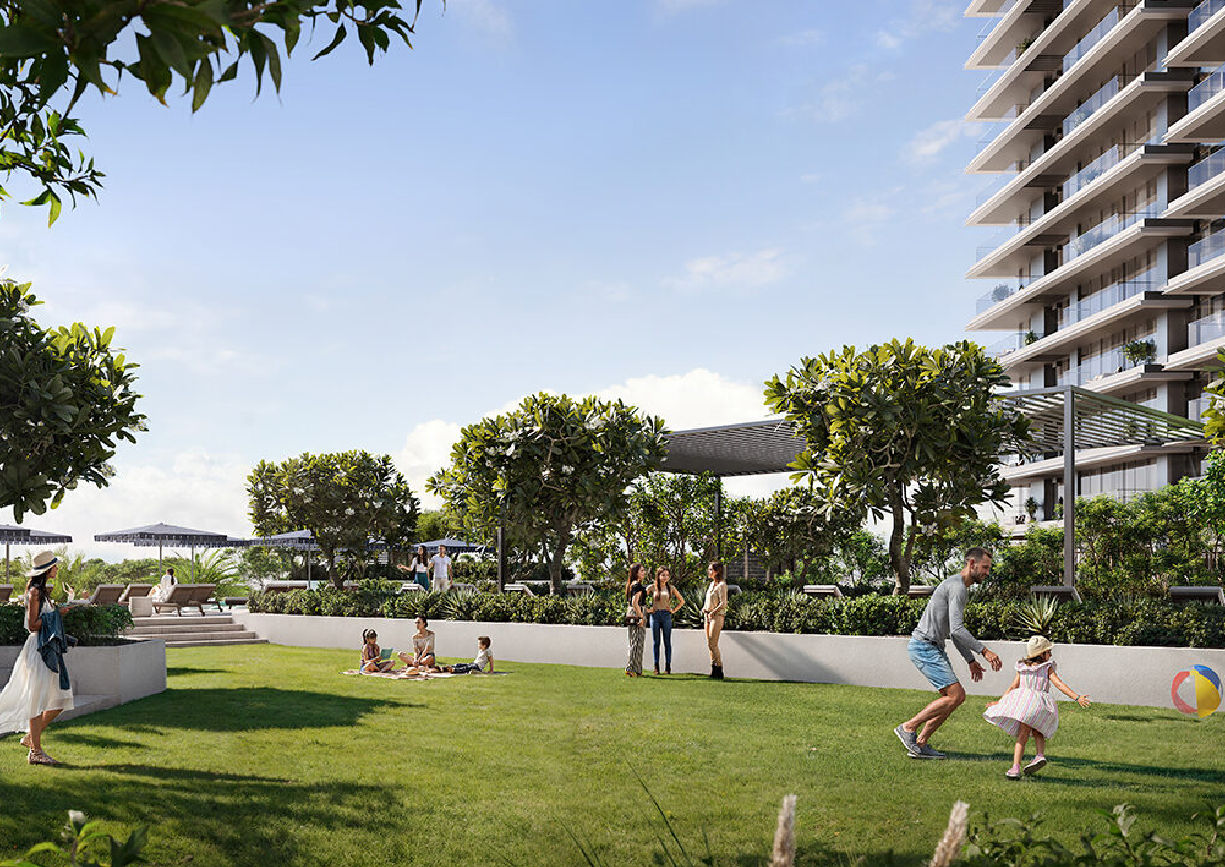 Dubai properties aerial view