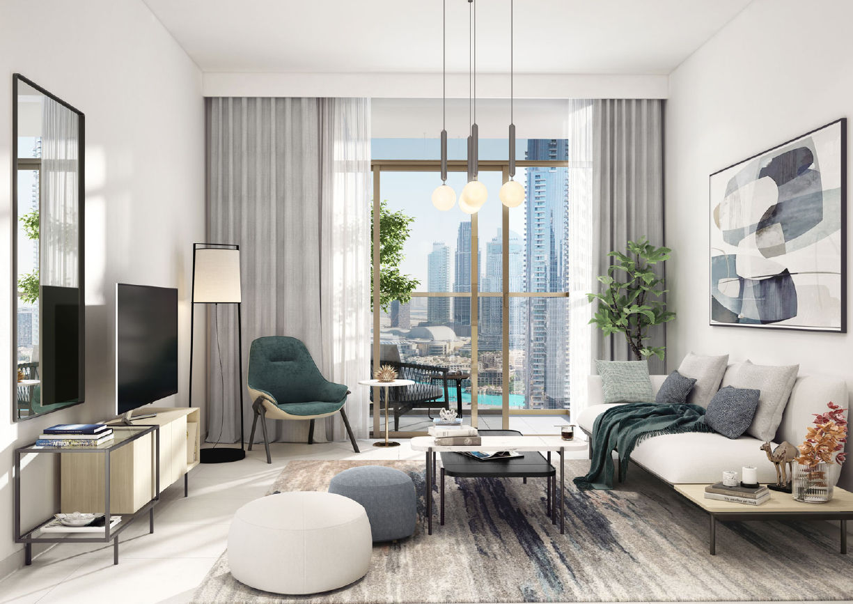 Dubai properties aerial view