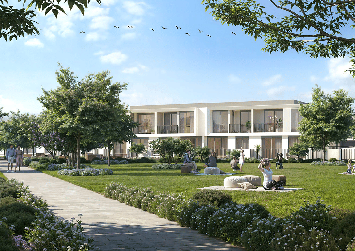 Dubai properties aerial view