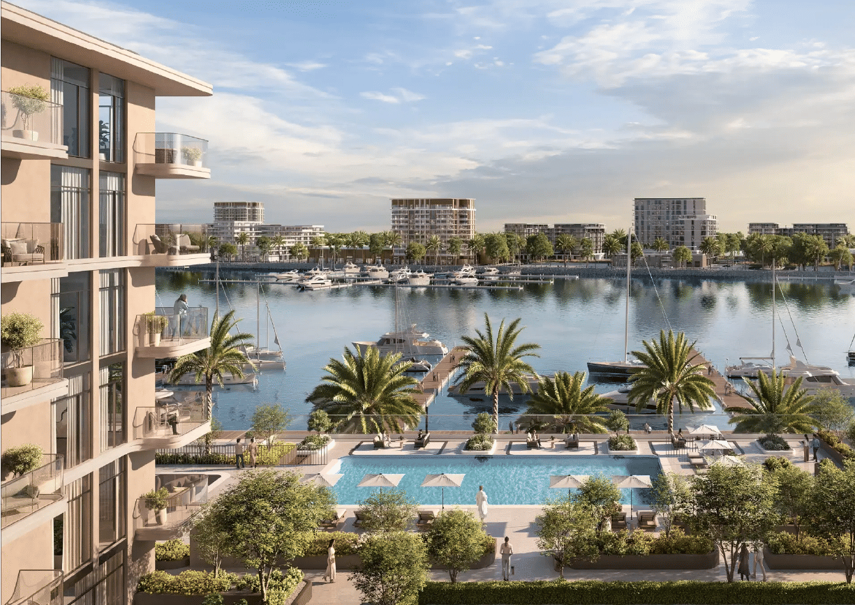 Dubai properties aerial view