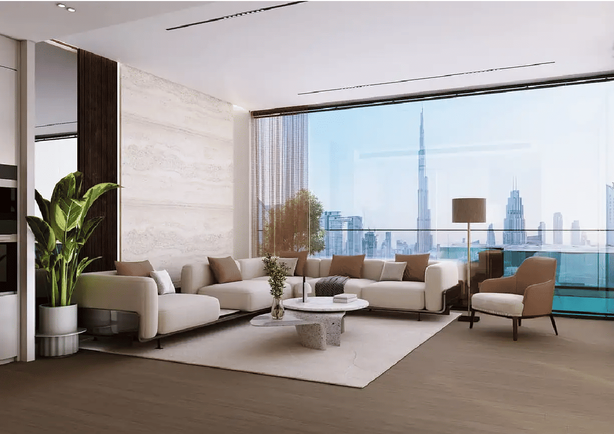 Dubai properties aerial view