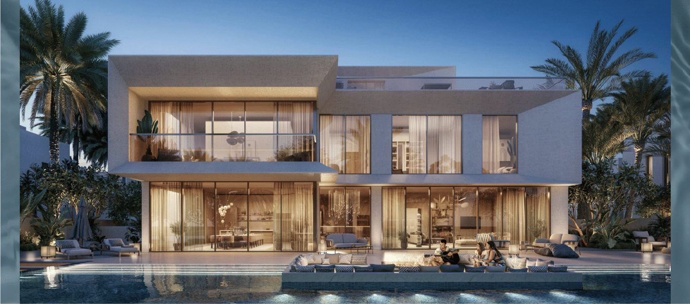 Dubai properties aerial view