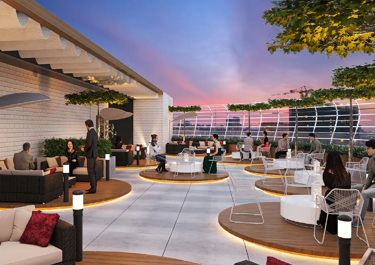 Dubai properties aerial view