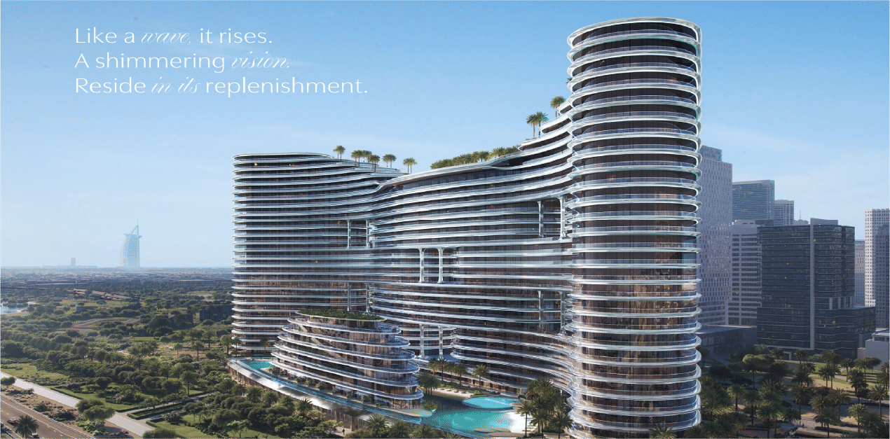 Dubai properties aerial view