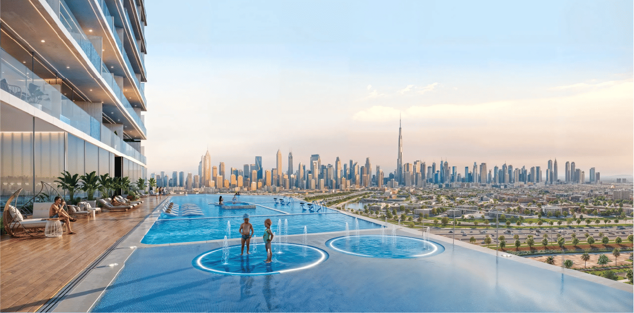 Dubai properties aerial view