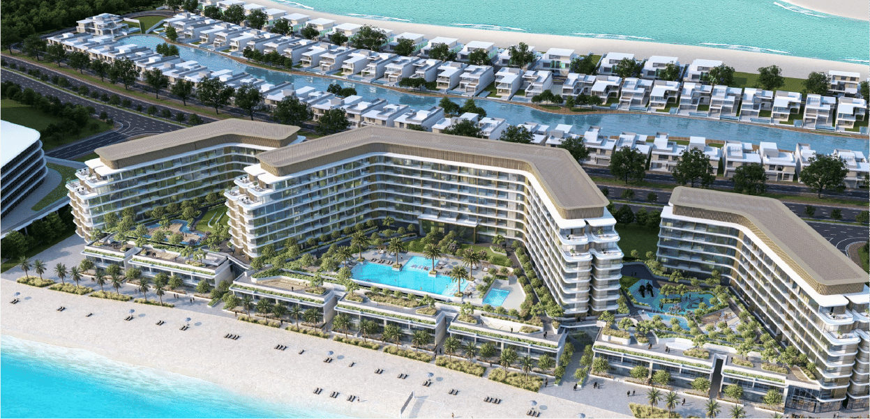 Dubai properties aerial view