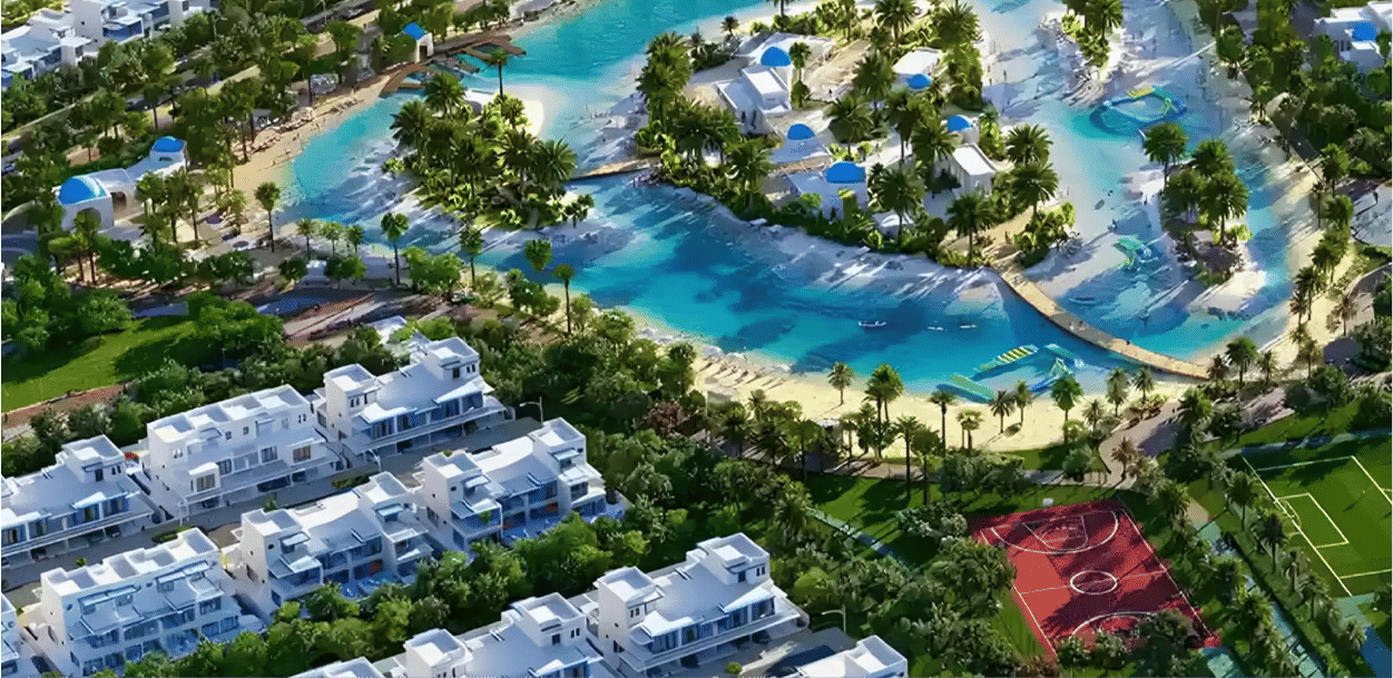 Dubai properties aerial view