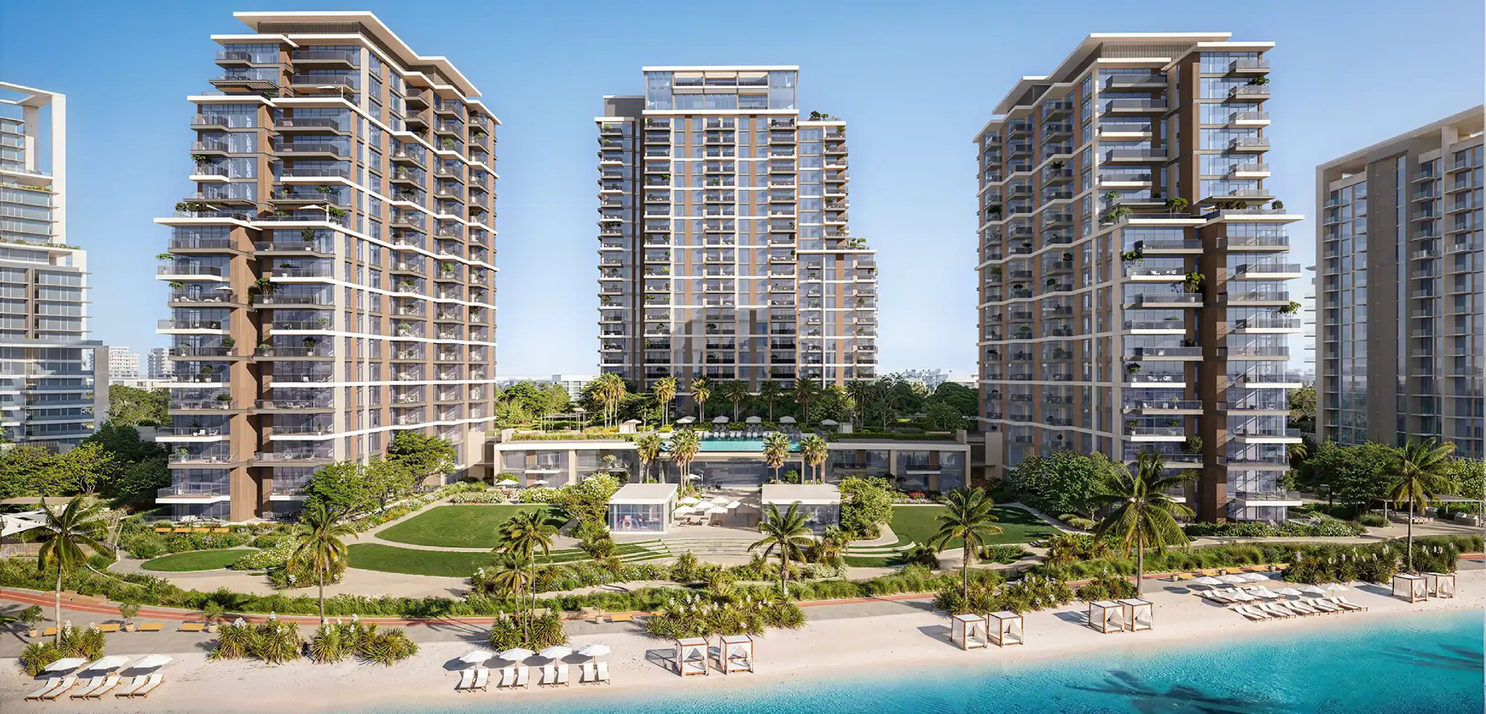 Dubai properties aerial view