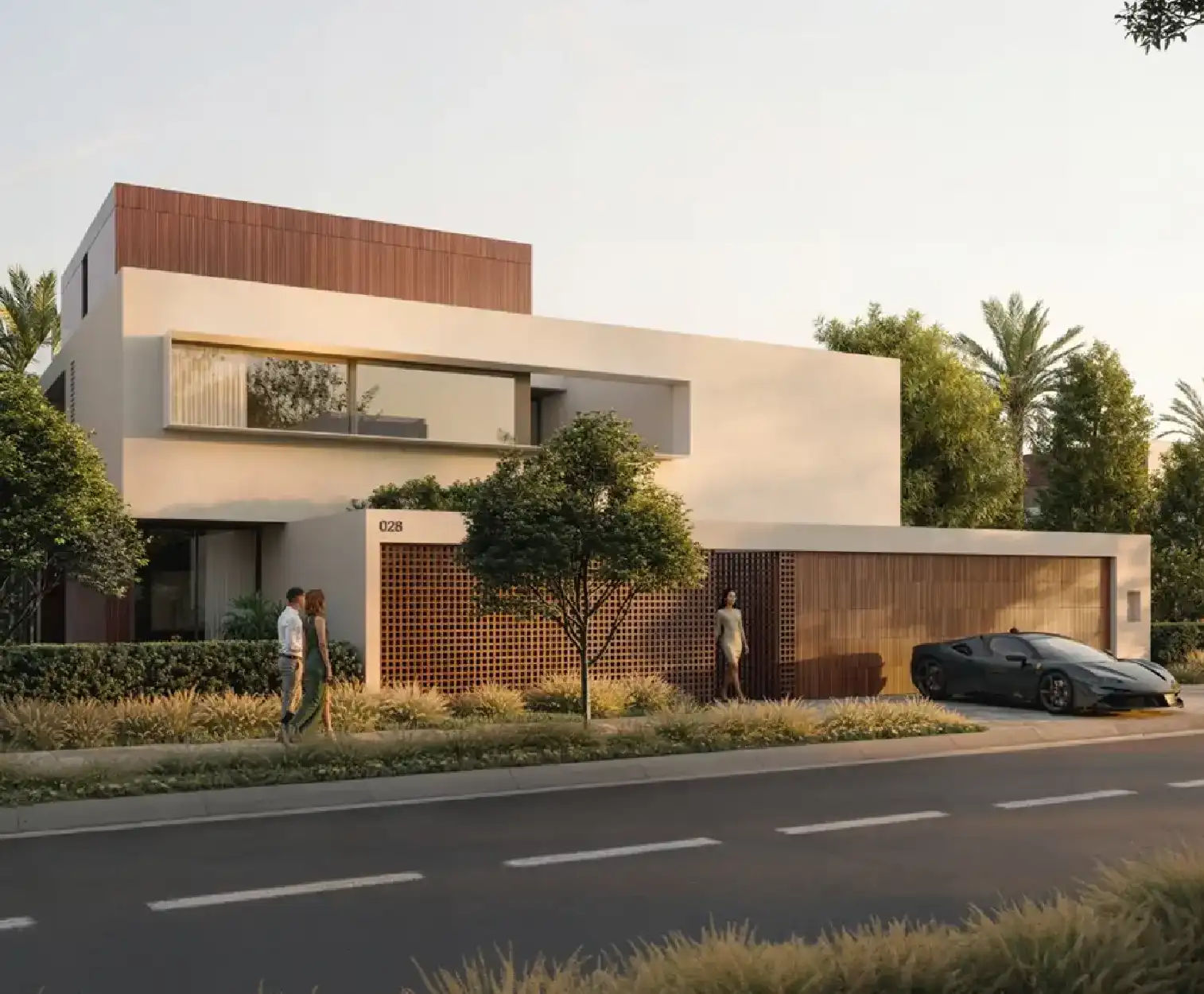 Dubai properties aerial view