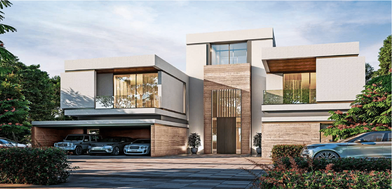 Dubai properties aerial view