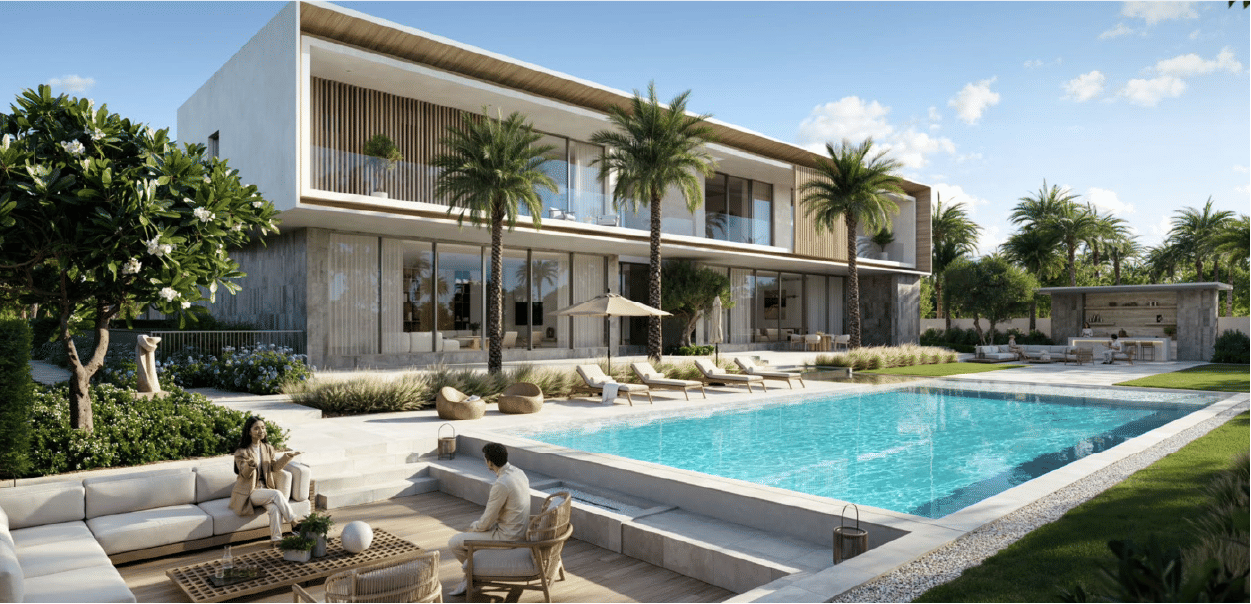 Dubai properties aerial view