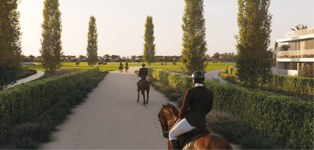 Dubai properties aerial view